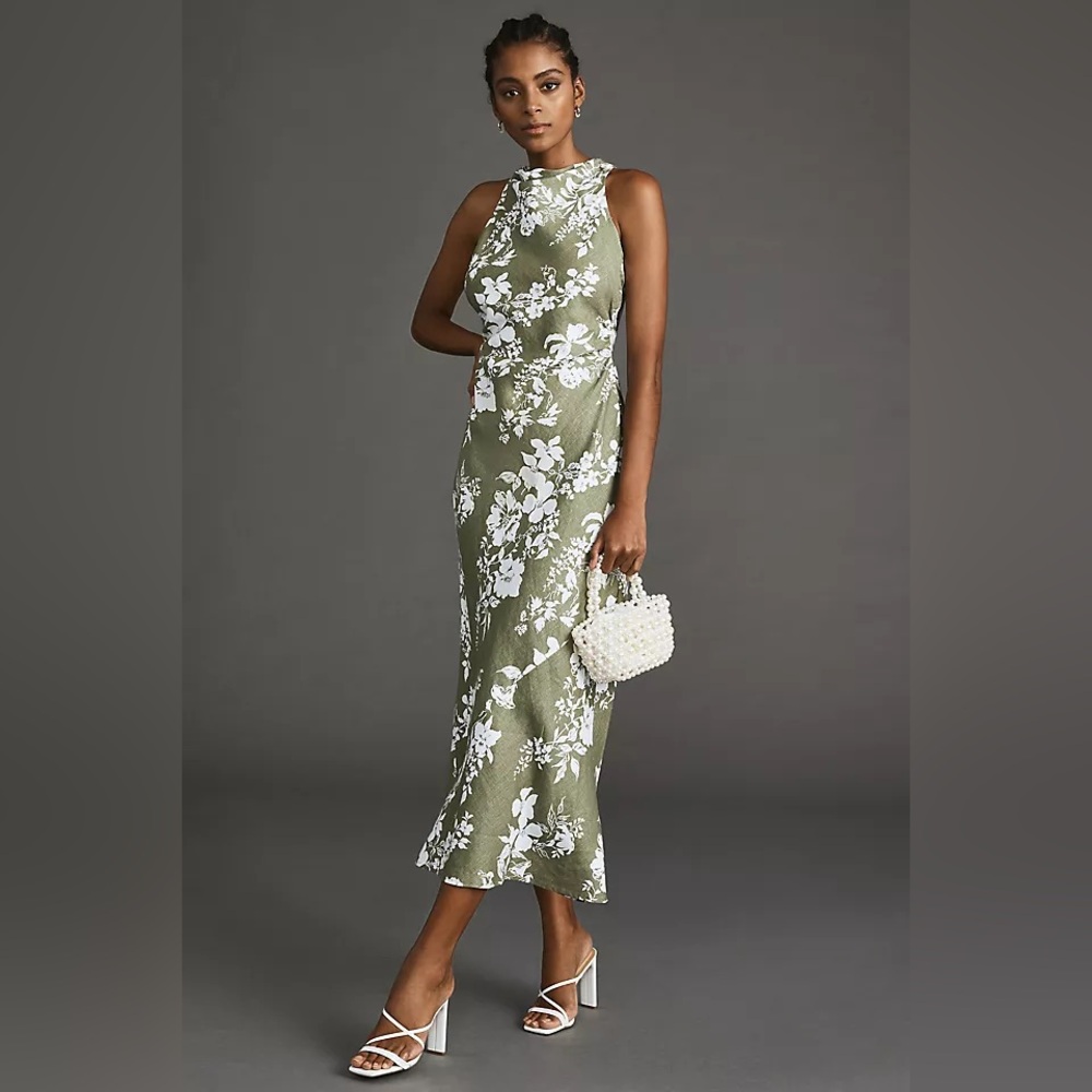 Reformation Casette Linen Dress